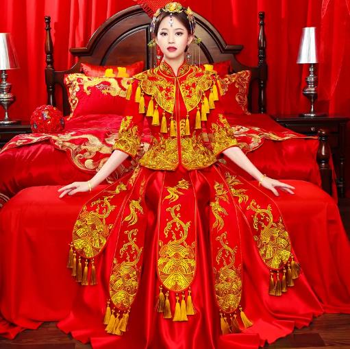 中式新娘礼服有什么款式？