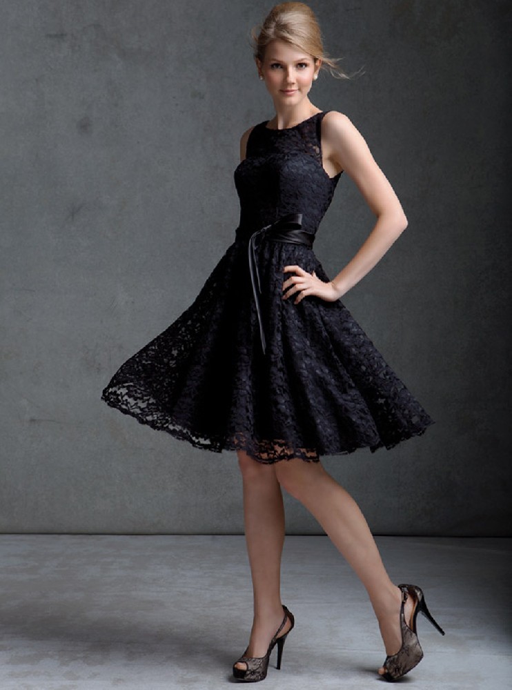 短款蕾丝小礼服定制批发新款公主型婚礼晚会礼服裙LIFU2037